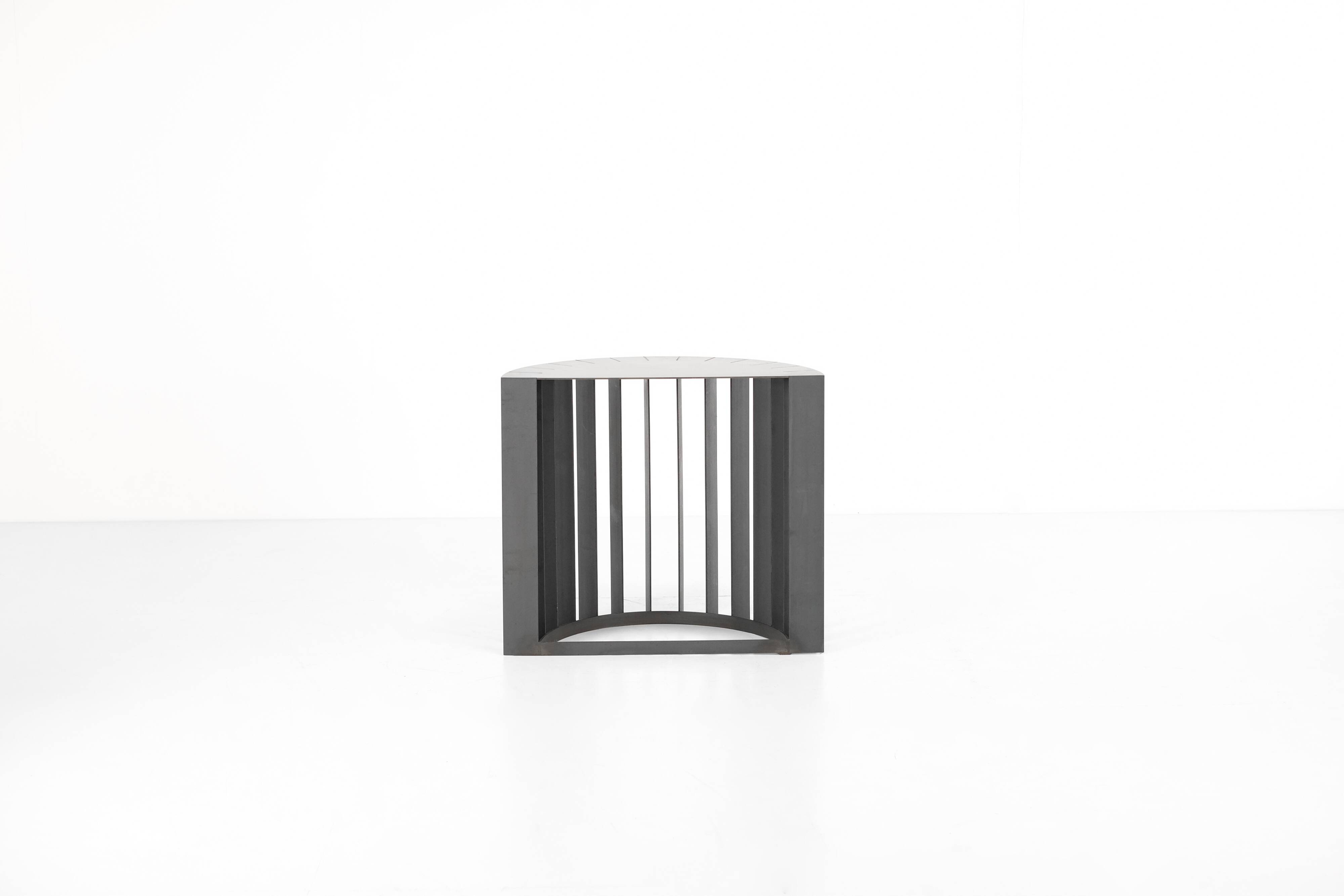 “Blue Moon” console by Franck Robichez for Dritsh, Paris 1980s Dritsh.