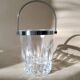 Vintage DArques Crystal Ice Bucket Diamond Tips