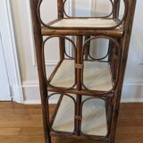 Rattan shelf