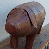 Cochon en cuir