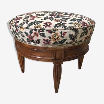 Pouf Art Deco fabric