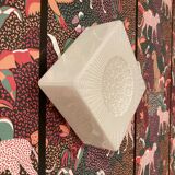 Large glass wall light, Scandinavian design, 1950s.