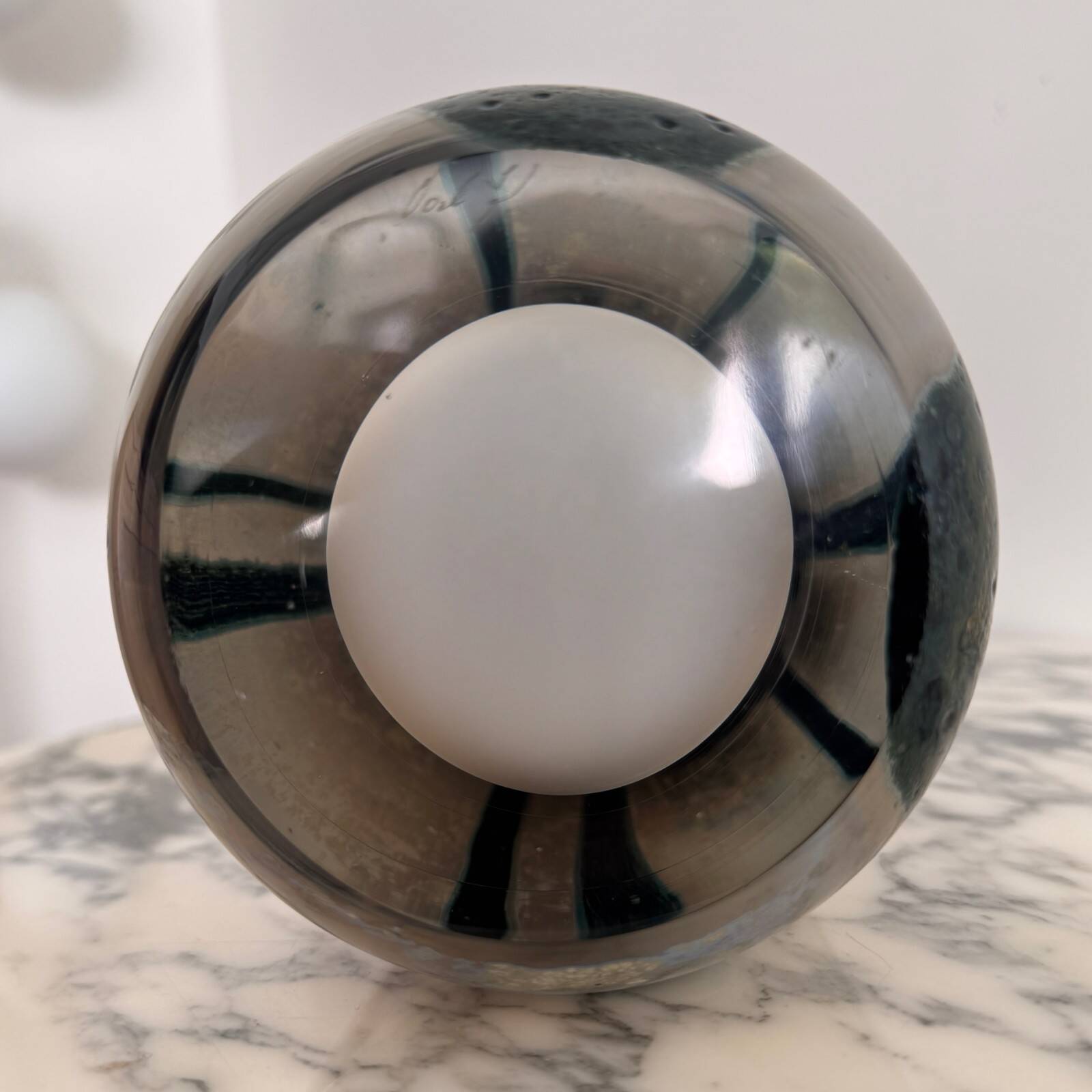 Multi-layered glass vase by Val-Saint-Lambert 20th century