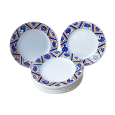 11 Art Deco dessert plates