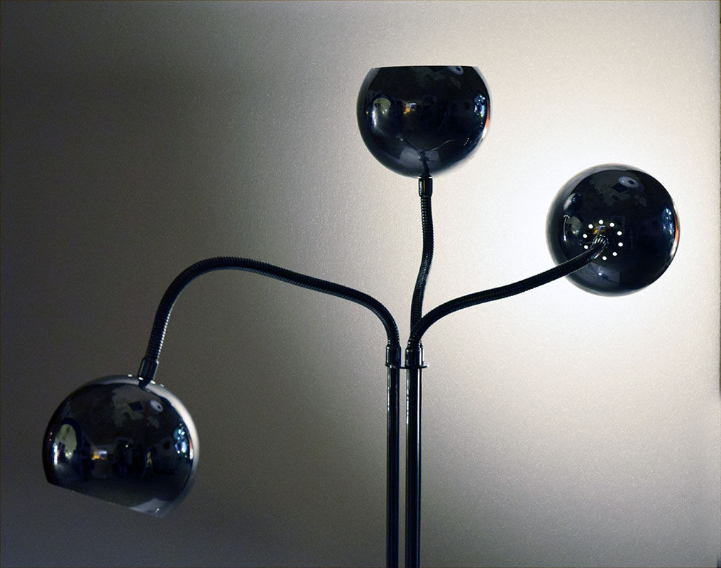 Goffredo Reggiani 1970's floor lamp with 3 lights