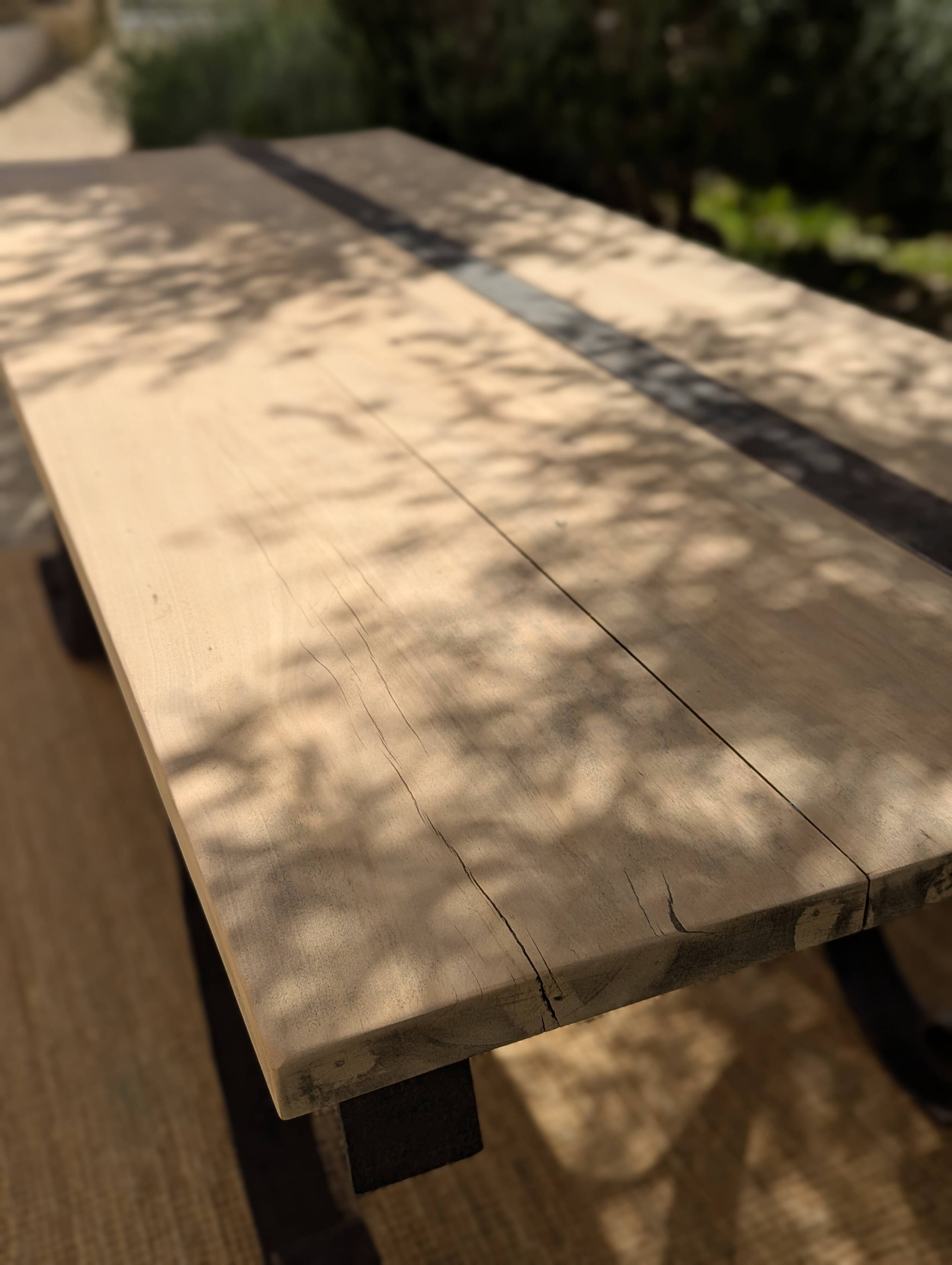 Table set, stools and benches