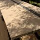 Table set, stools and benches