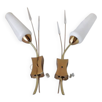 Pair of 60s wall lights