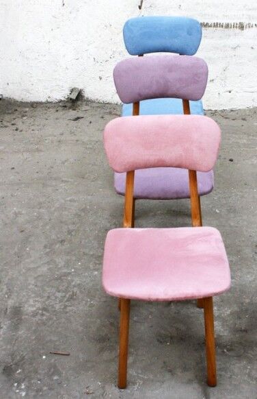 The pastel 1960s vintage Chair