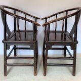 Pair of Chinese armchairs