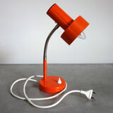 Orange metal lamp 70s