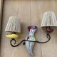 Vintage ceramic wall lights
