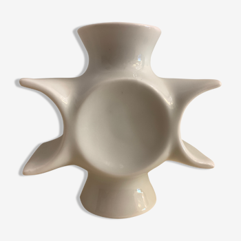 Porcelain soliflore vase by François Gueneau for Virebent