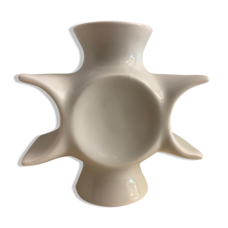 Porcelain soliflore vase by François Gueneau for Virebent