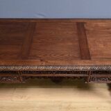 Oak desk, Neo-Gothic style – Late 19th century