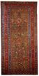 Handmade antique Persian Kurdish rug 122cm x 231cm 1880s - 1B415