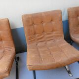 Three armchairs by Olivier Mourgue from the 50s/60s