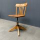 Beechwood Sedus desk chair from the 1950s.