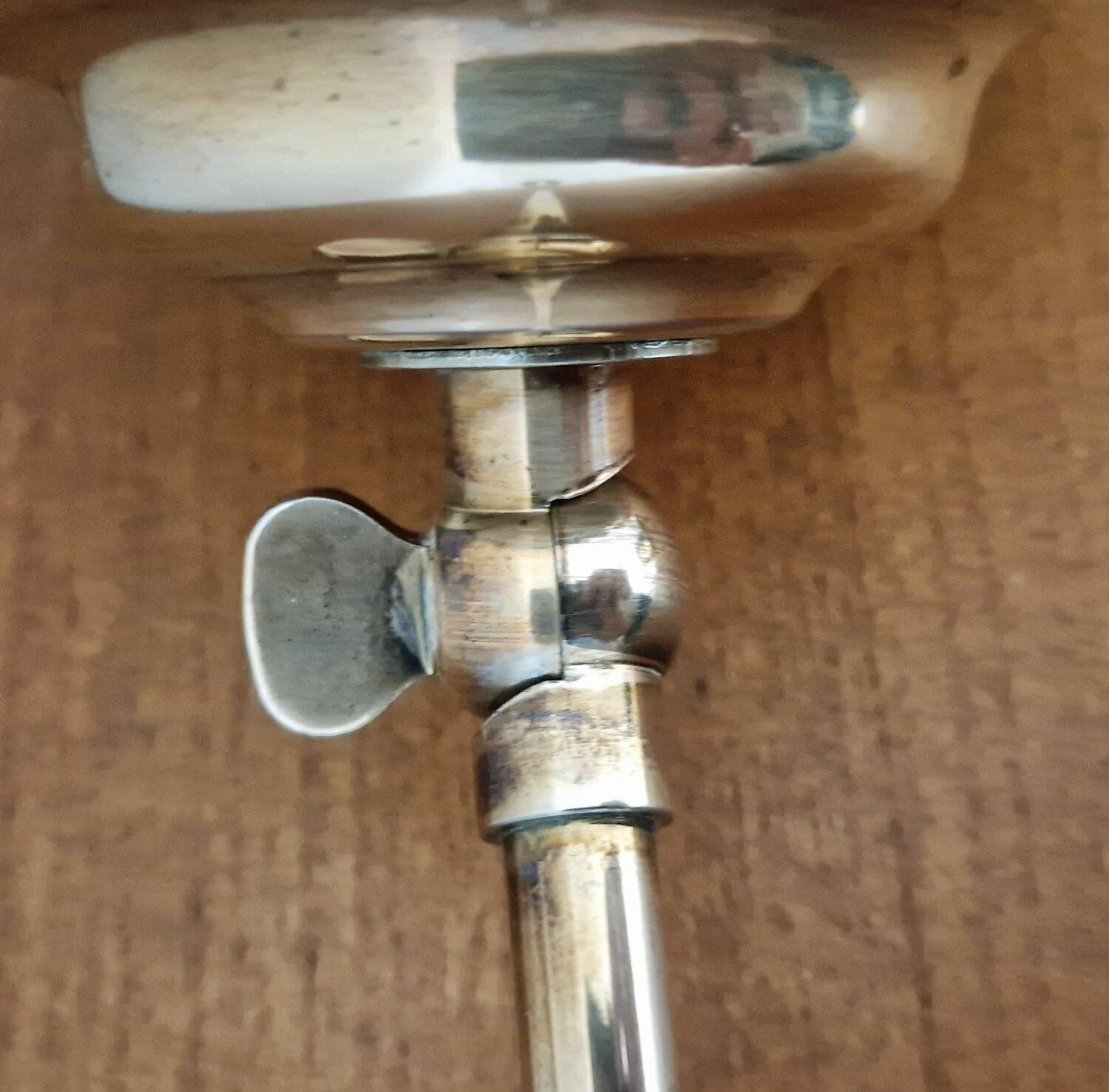 80s brass desk lamp