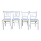 4 Chaises bistrot Brasserie bentwood bistrot chair shabby chic baumann bois