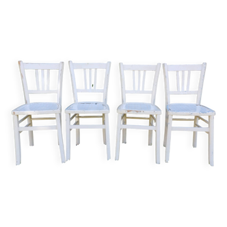 4 Brasserie bistro chairs bentwood bistro chair shabby chic baumann wood
