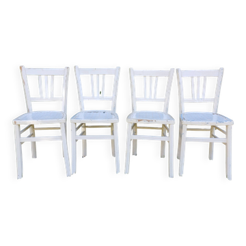 4 Bistro chairs Brasserie bentwood bistro chair shabby chic baumann wood
