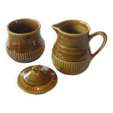sugar bowl and milk jug in very good condition