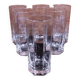 Set of 6 transparent water glasses Octime Luminarc