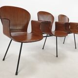 Mid Century Italian 3-seat Bench by Carlo Ratti, 50's