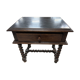 Table d'appoint à pieds torsadés