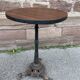 Metal terrace pedestal table garden bistro art deco paris, 60s