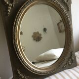 Antique gold mirror