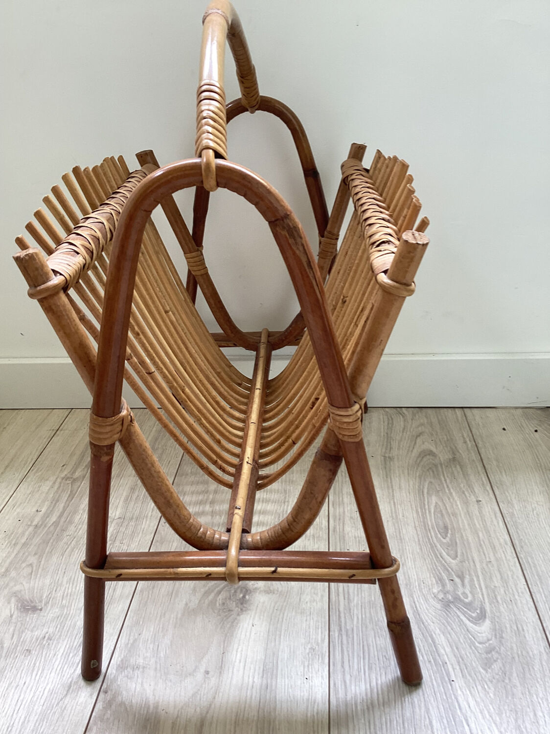 Rattan bamboo magazine holder, 50