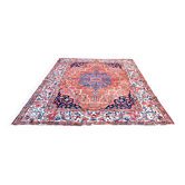 Ancient Persian carpet made of hand-woven wool. Very good condition.