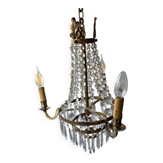 Vintage crystal chandelier