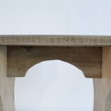 Small renovated solid wood bench