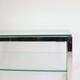 Metal and glass coffee table