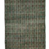 One-of-a-kind turkish handwoven vintage rug - rustic vintage charm 253x 160 cm