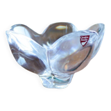 Orrefors Sweden Crystal Flower Bowl