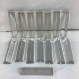 15 porte couteau anciens en cristal baccarat