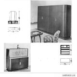 Meuble Secrétaire Art Déco Mid-Century en Acajou par Jindrich Halabala pour Up Závody, 1930s