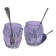 Crystal salt and pepper shakers