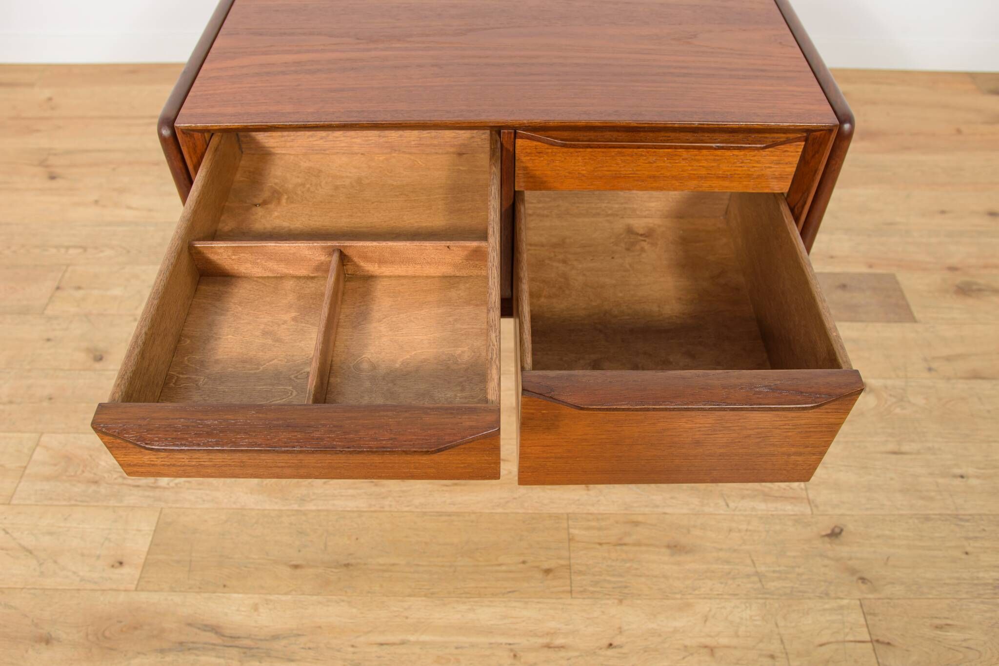Mid-Century Teak Serving Trolley on Castors, Denmark, 1960s