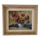 Tableau ancien bouquet de fleurs