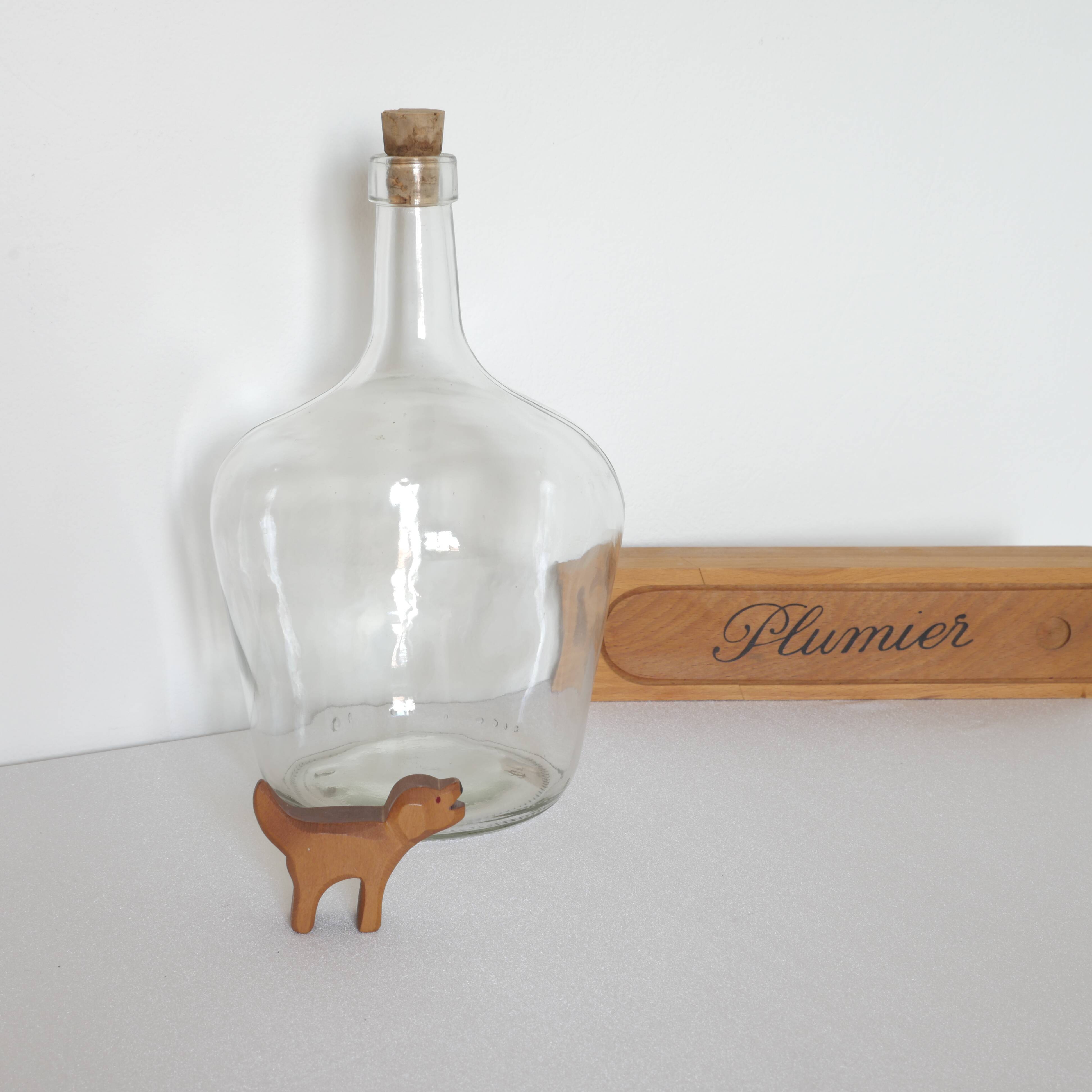 Bonbonne transparente 2 litres