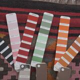 Vintage Turkish Oushak Handwoven Rug 77x387 cm