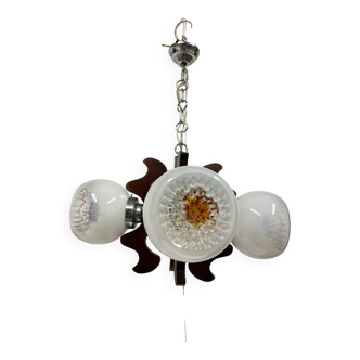 Mazzega design chandelier 1970