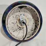 Aplique de pared iridiscente. España, 1980s.