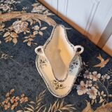 Old ceramic gravy boat earthenware hb&cie choisy le roi pornic 19th century model