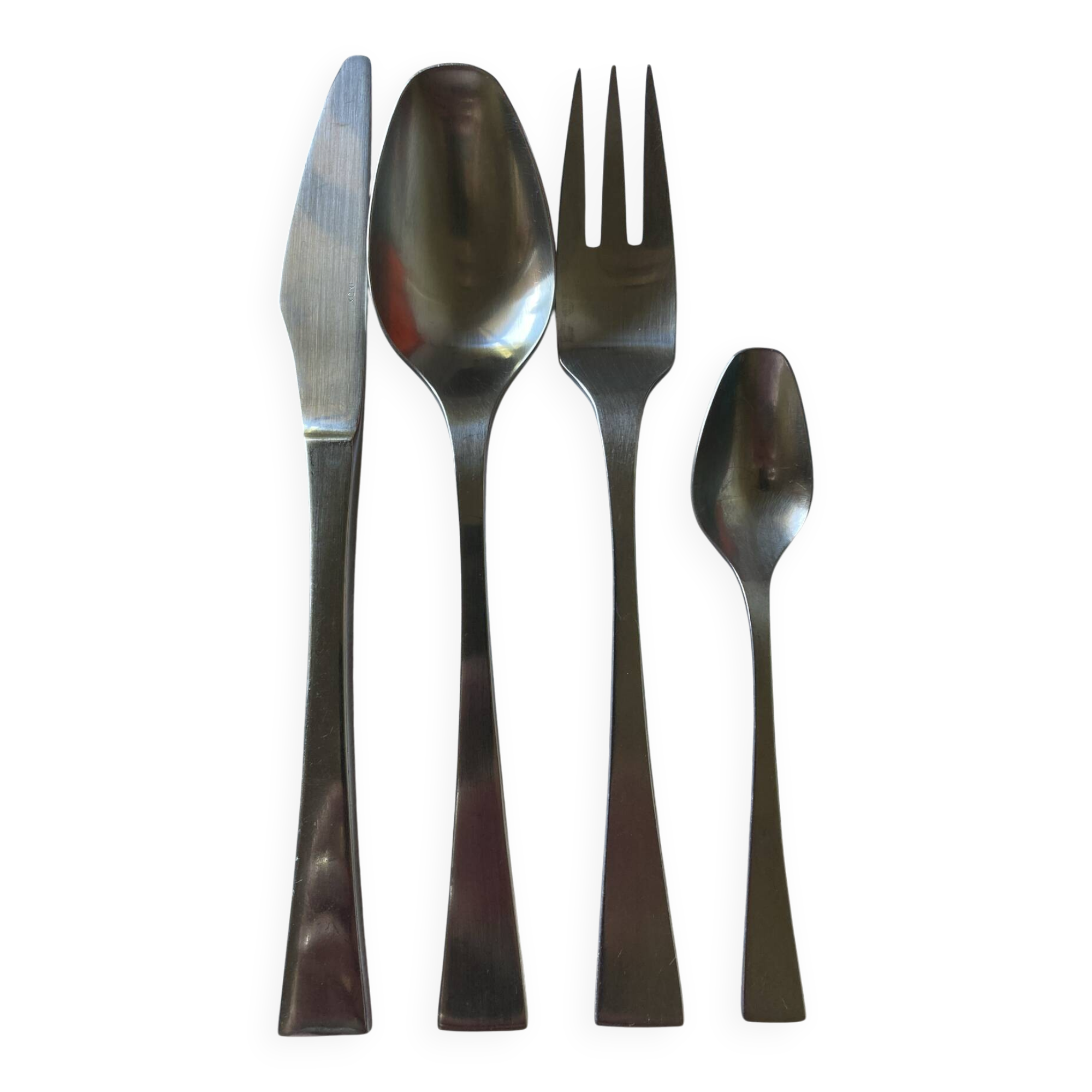 Ménagère vintage en inox Guy Degrenne, modèle Jet